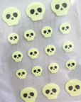Glow-In-The-Dark Skull Acne Patches