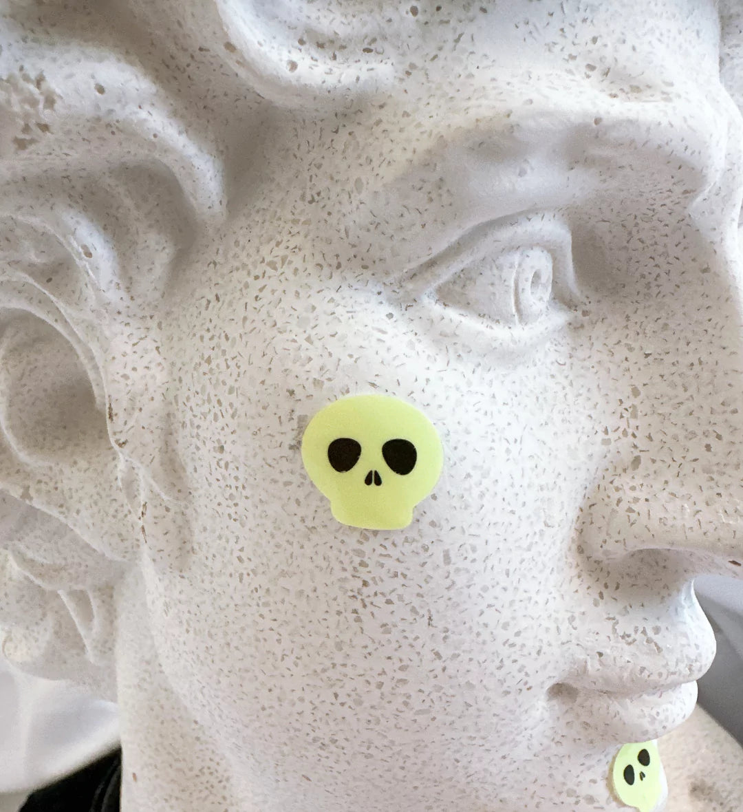 Glow-In-The-Dark Skull Acne Patches